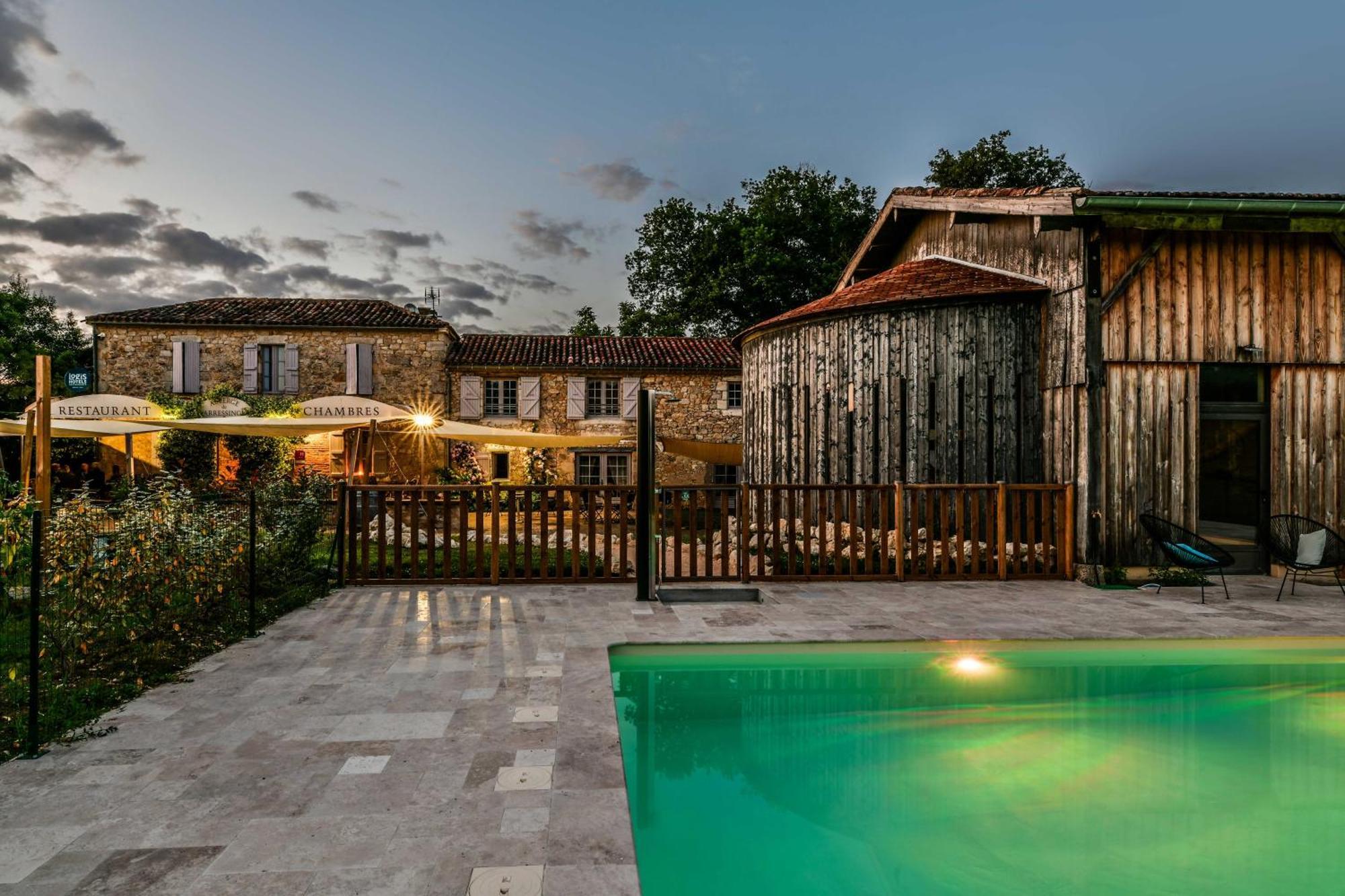 Logis L'Auberge De Larressingle Dış mekan fotoğraf