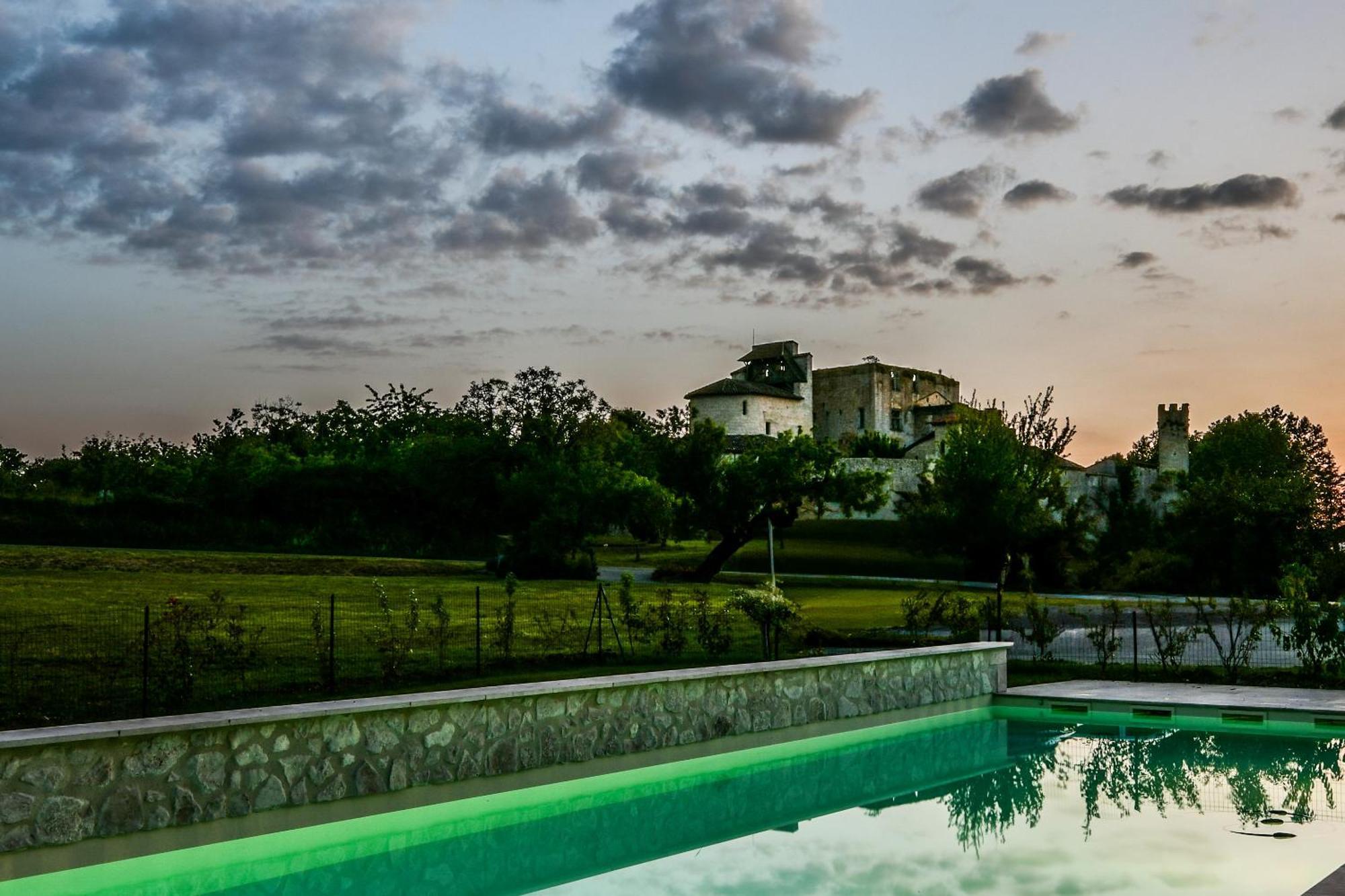 Logis L'Auberge De Larressingle Dış mekan fotoğraf