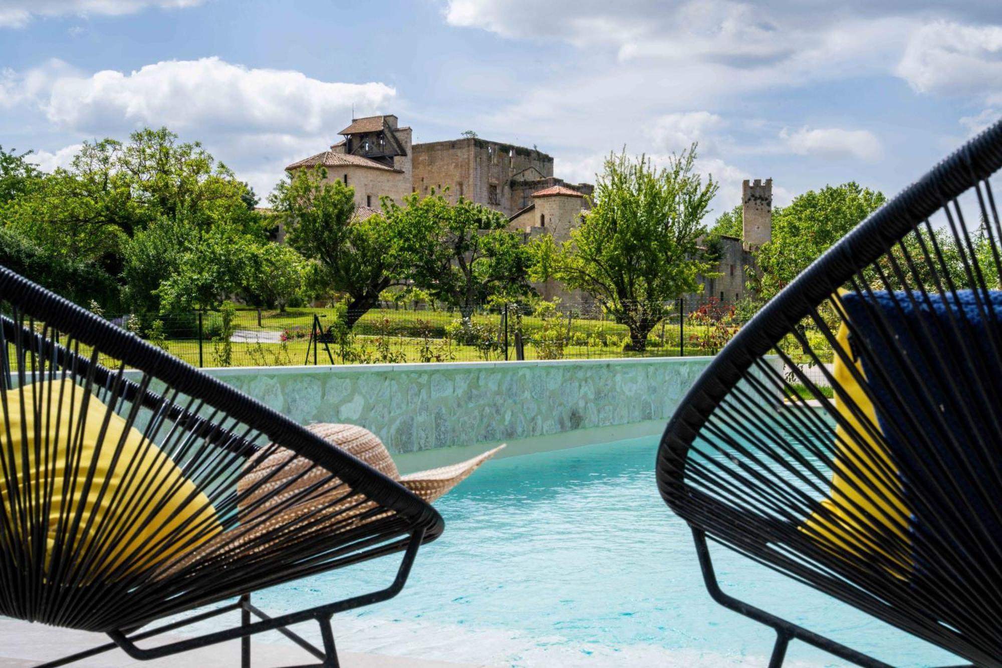 Logis L'Auberge De Larressingle Dış mekan fotoğraf